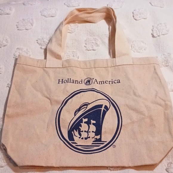 Vintage Holland American Cruise Line Canvas Tote 🛳 - Picture 4 of 6